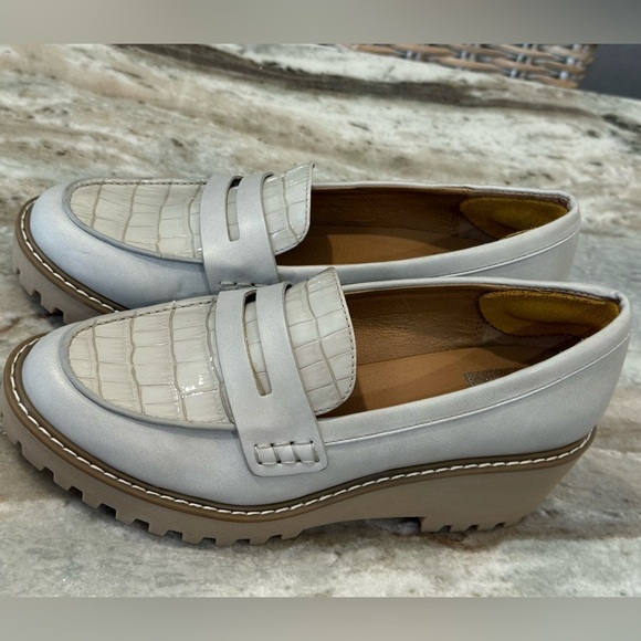 Women’s DOLCE VITA Rocki Lug sole wedge loafers- Size 8 - Picture 8 of 10